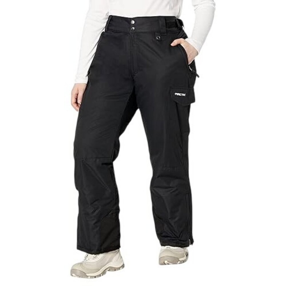 Arctix Insulated Waterproof Ski Snowsport Insulated Cargo‎ Pants Black Womens 3X